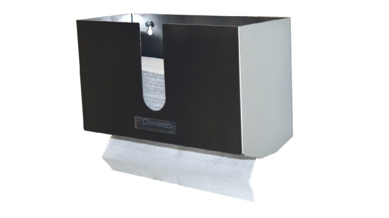 Stainless steel paper towel dispenser